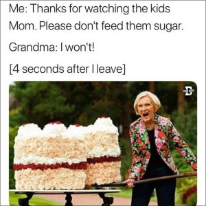 A meme about grannies