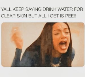 A very relatable joke about your skin