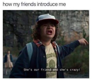 A relatable funny meme about friends